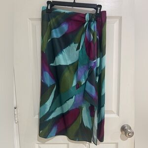 Banana Republic Multicolor Satin Skirt
